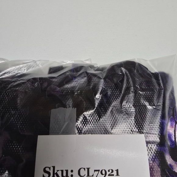 Roz & Ali Women Velvet Burnout Blouse Size 2X Purple 3/4 Sleeve Whimsical Witchy - Picture 12 of 12